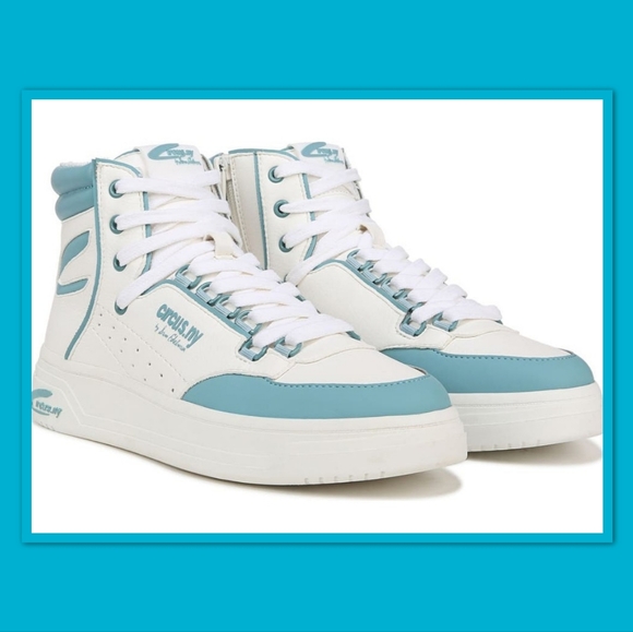 SAM EDELMAN CIRCUS BY NY HIGH TOP PLATFORM SNEAKERS - Picture 1 of 9